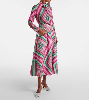 Mules Felix 50 en cuir métallisé | Aquazzura