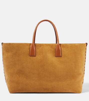 Cabat Large suede tote bag | Bottega Veneta
