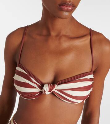 Striped bikini top | Johanna Ortiz
