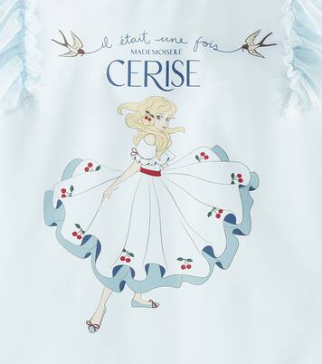 Strut printed tulle-trimmed swimsuit | Konges Sløjd