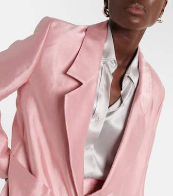 Blazer Slouchy Elegance in raso | Dorothee Schumacher