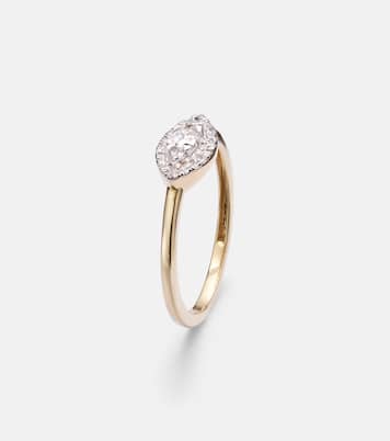 Anello Muse in oro 10kt con diamanti | Stone and Strand