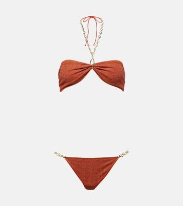 Bikini Lumière O Chain en lamé | Oséree