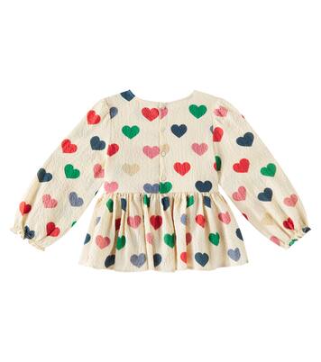 Elin printed cotton seersucker blouse | Konges Sløjd