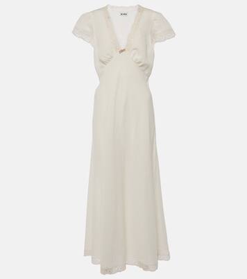 Clarice lace-trimmed midi dress | Rixo