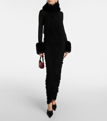 Abito lungo con drappeggio | Magda Butrym