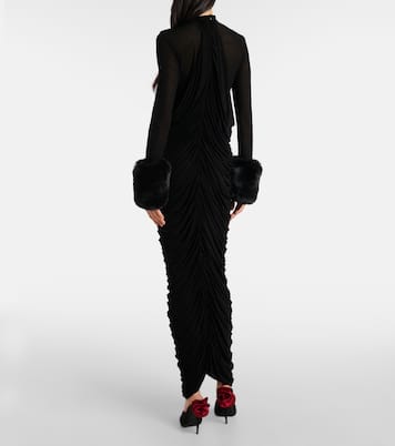 Abito lungo con drappeggio | Magda Butrym