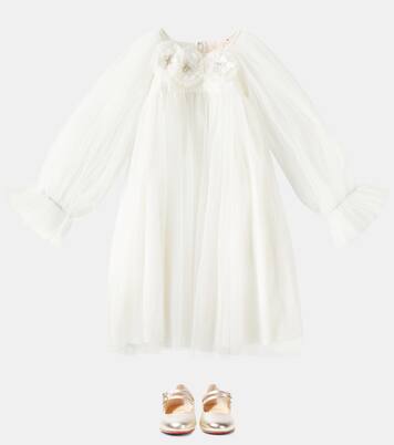 Snowy Petal embellished tulle dress | Tutu Du Monde