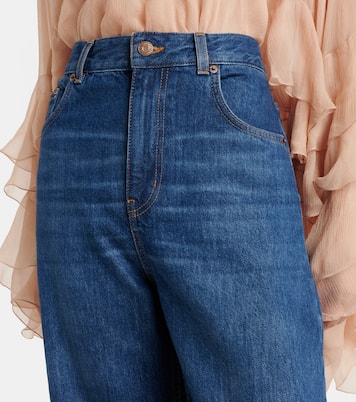 Jeans a gamba larga e vita media | Chloé