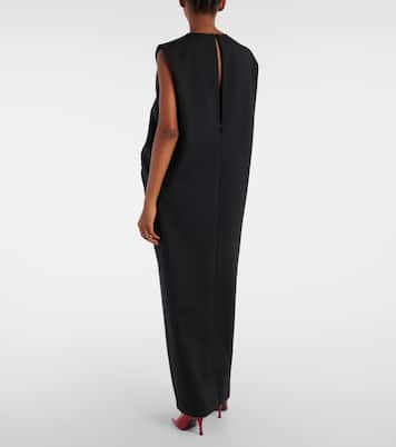 Robe longue Niel en laine et mohair | Khaite