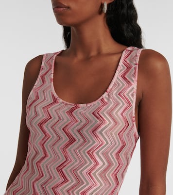 Maxikleid aus Häkelstrick | Missoni