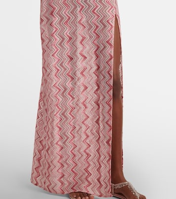 Maxikleid aus Häkelstrick | Missoni