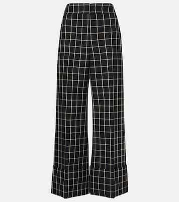 Mossi virgin wool wide-leg pants | Valentino