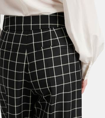 Mossi virgin wool wide-leg pants | Valentino