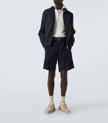 Half-zip cotton vest | Brunello Cucinelli