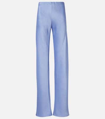 Weite High-Rise Hose aus Satin | Vince