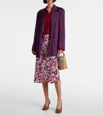 Slingback-Pumps aus Leder | Dries Van Noten