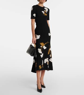 Bloom Medium leather tote bag | Erdem