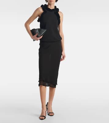 Pantoletten Agnese 95 aus Lackleder | Amina Muaddi