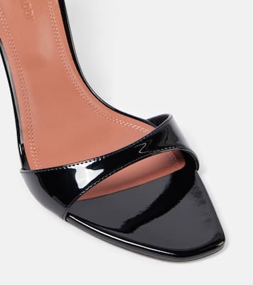 Pantoletten Agnese 95 aus Lackleder | Amina Muaddi