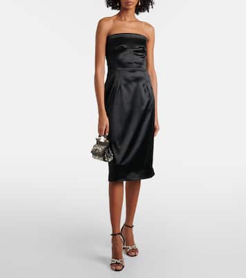 Vestido bustier de satén | Dolce&Gabbana