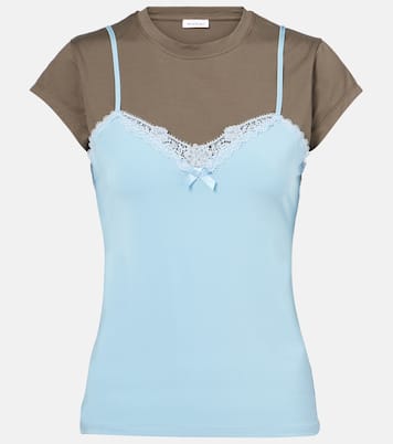 Layered jersey top | Acne Studios