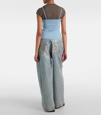 Layered jersey top | Acne Studios