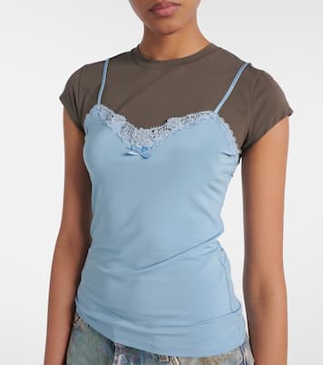 Layered jersey top | Acne Studios