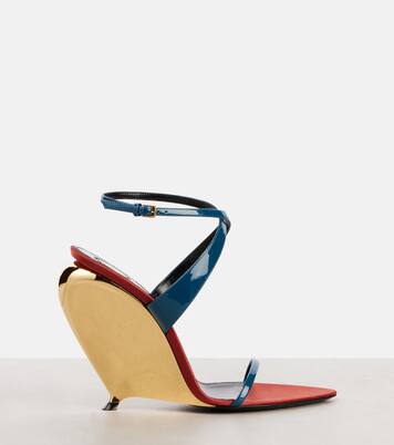 Wedge-Sandalen Tallulah 110 aus Lackleder | Saint Laurent
