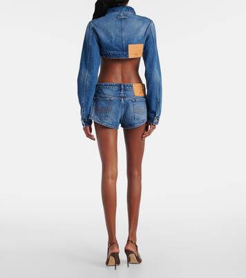 Cropped denim jacket | Jean Paul Gaultier