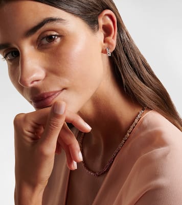 Boucles d'oreilles Frenzy en or blanc 18 ct et diamants | Suzanne Kalan