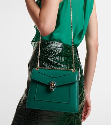 Serpenti Forever Day-to-Night Small leather shoulder bag | Bvlgari