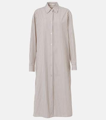 Chihiro striped cotton shirt dress | The Row