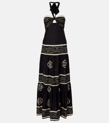 Maxikleid Orilla Del Mar aus Baumwollpopeline | Johanna Ortiz