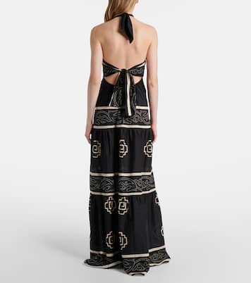 Maxikleid Orilla Del Mar aus Baumwollpopeline | Johanna Ortiz