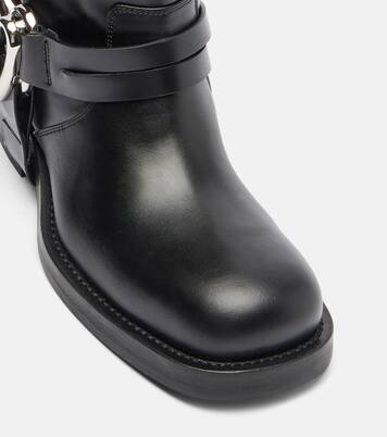 Double Heart leather biker boots | Mach & Mach