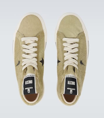 x Converse calf hair sneakers | Rick Owens