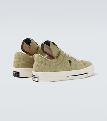 x Converse calf hair sneakers | Rick Owens