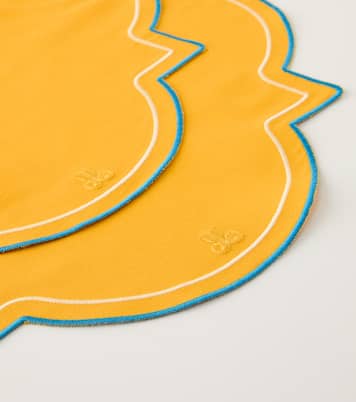 Lot de 2 sets de table Medallion en toile | La DoubleJ