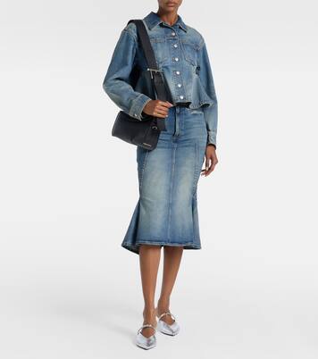 Schultertasche T-Bar aus Leder | McQueen