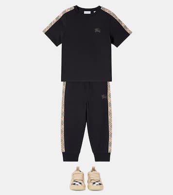 T-shirt Burberry Check EKD en coton | Burberry Kids