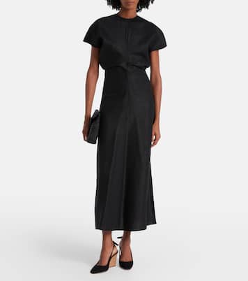 Wedges Very Bow Tie 85 aus Veloursleder | Aquazzura