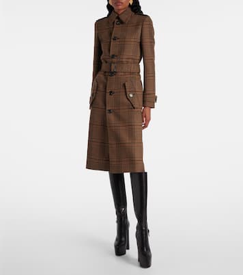 Nico leather platform knee-high boots | Saint Laurent