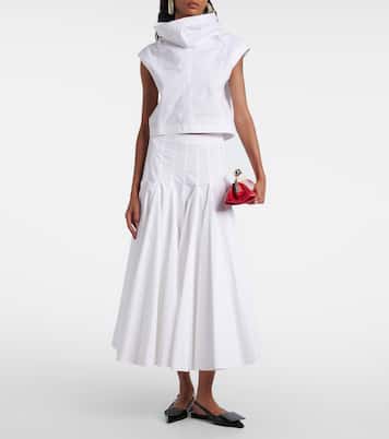 Duelo croc-effect leather slingback flats | Jacquemus