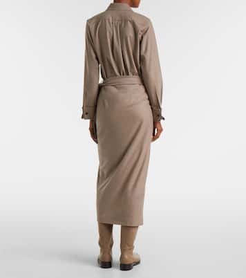 Bingo cashmere-blend wrap skirt | Max Mara