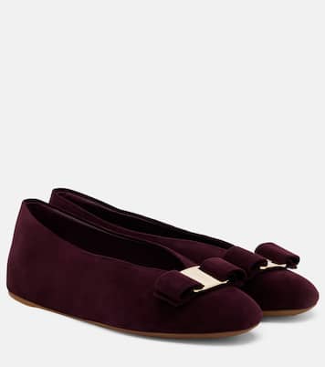 Ballerines Vanna en daim | Ferragamo