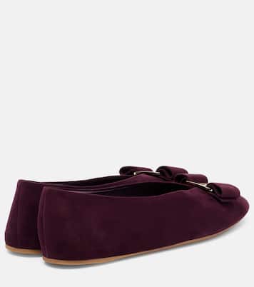 Ballerines Vanna en daim | Ferragamo