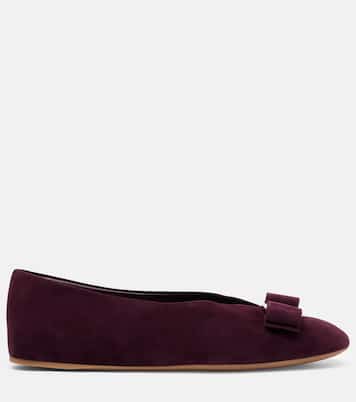 Ballerines Vanna en daim | Ferragamo