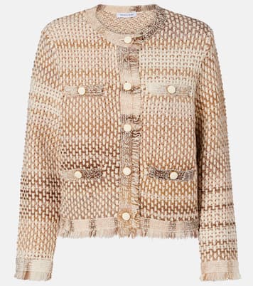 Sariyah cotton and wool-blend jacket | Veronica Beard