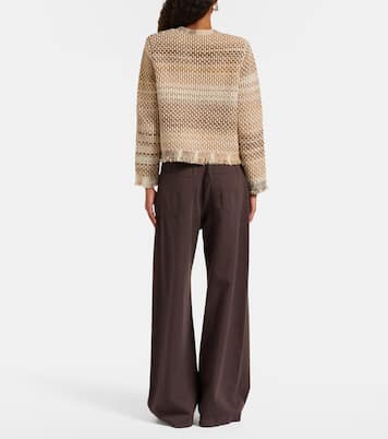 Sariyah cotton and wool-blend jacket | Veronica Beard